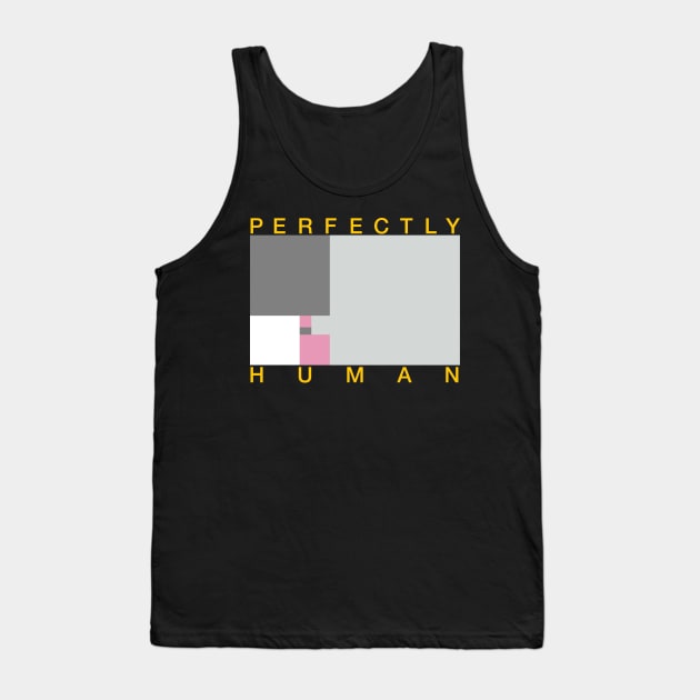 Perfectly Human - Demigirl Pride Flag Tank Top by OutPsyder